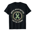 Green Ribbon Awareness Mental Health T-Shirt - Fun Novelty Design Unisex - T-Shirt, Sweatshirt, Hoodie