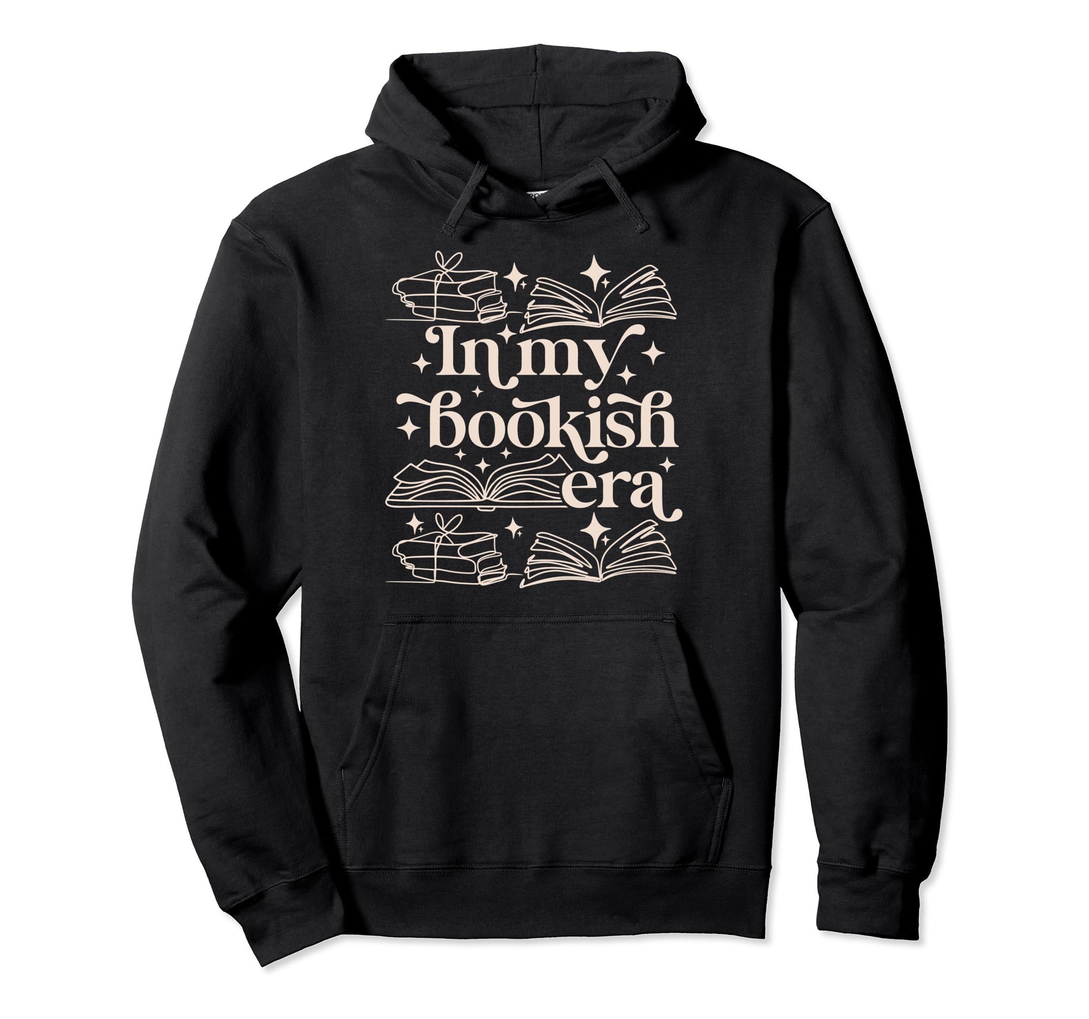 My Bookish Era Book Lover Hoodie - Graphic Print Men Women - T-Shirt, Sweatshirt, Hoodie