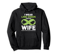 I Wear Lime Green My Wife Mental Health Hoodie - Custom Art Print Unisex - T-Shirt, Sweatshirt, Hoodie