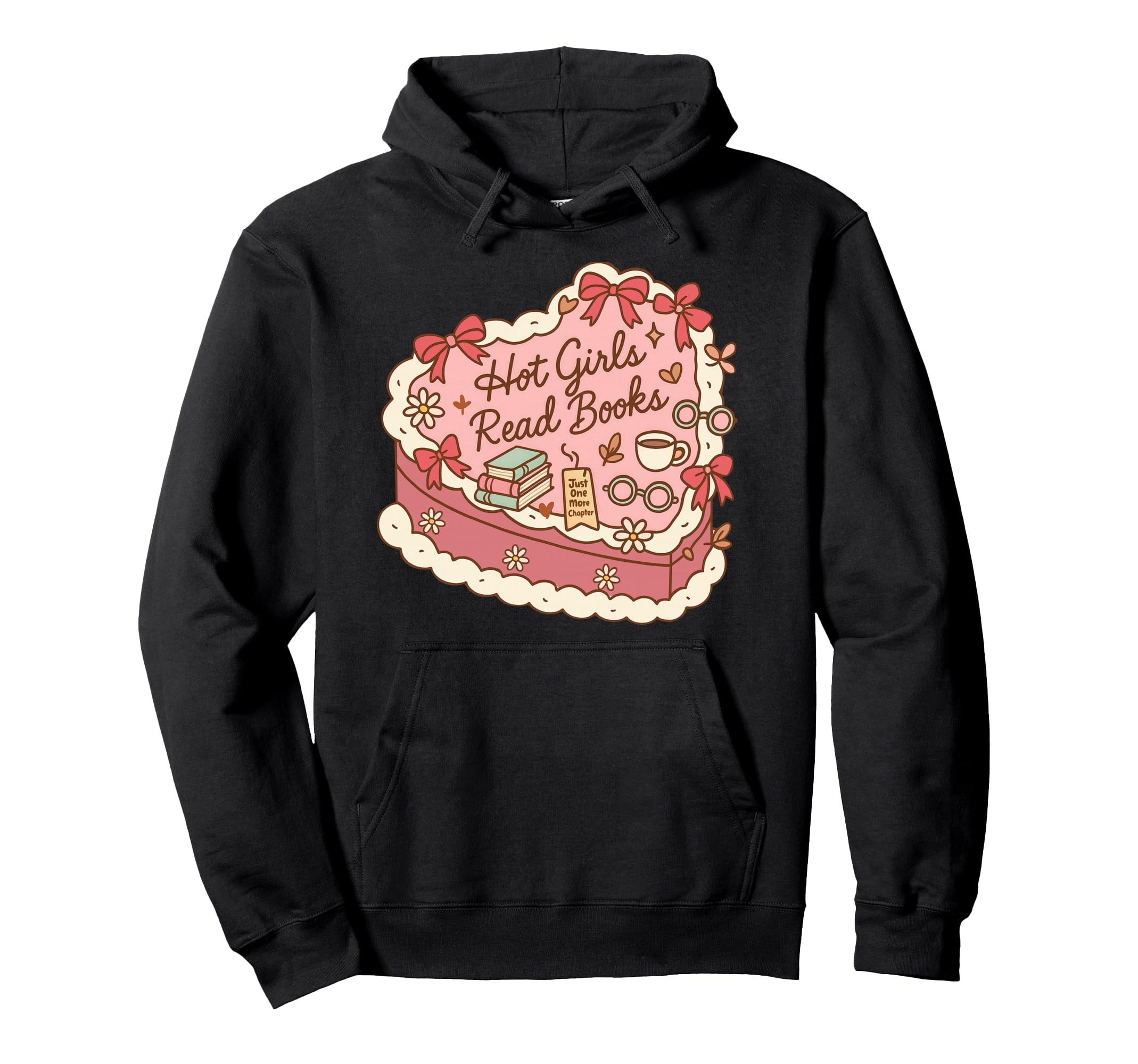 Book Lover Hot Read Books Hoodie - Minimalist Print Unisex - T-Shirt, Sweatshirt, Hoodie