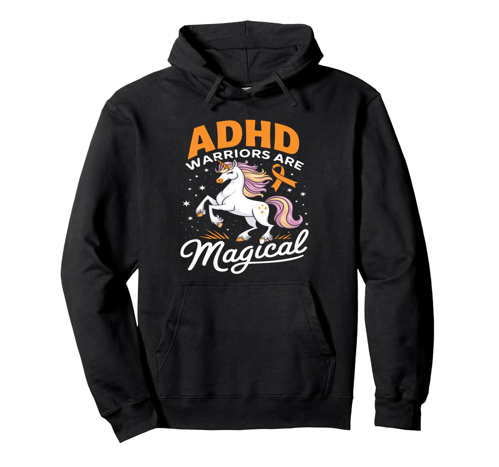 Warrior Are Magical Adhd Awareness Hoodie - Trendy Graphic for Adults - T-Shirt, Sweatshirt, Hoodie