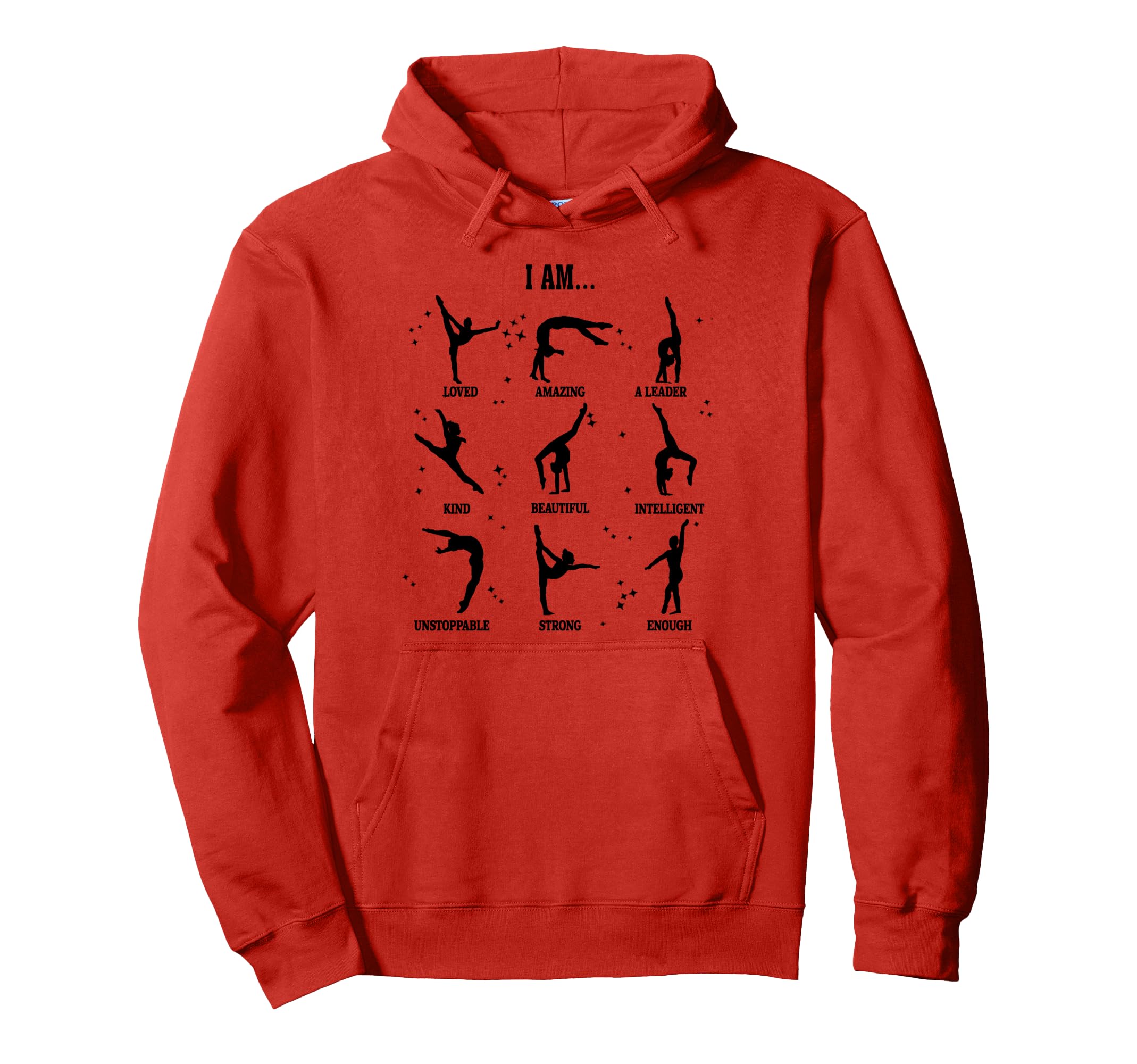 Gymnastics Affirmation Self Care Gymnast Hoodie - Custom Art Print Unisex - T-Shirt, Sweatshirt, Hoodie