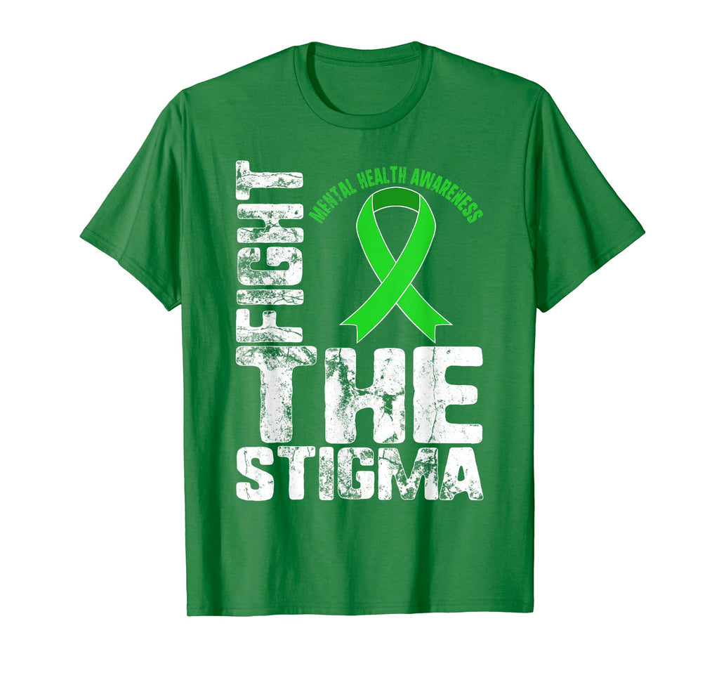 Fight Stigma Mental Health Awareness T-Shirt - Minimalist Print Unisex - T-Shirt, Sweatshirt, Hoodie