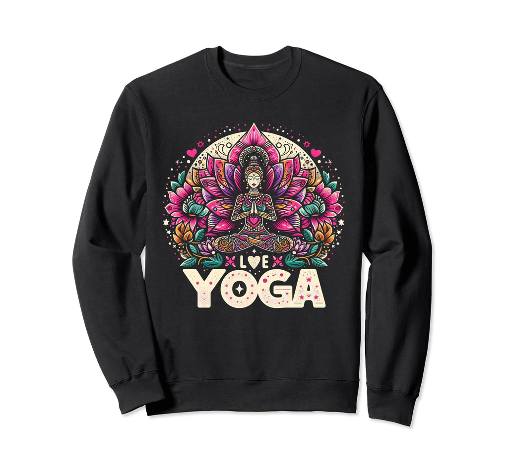 Power Yoga Strength And Mindfulness T-Shirt - Custom Art Print Unisex - T-Shirt, Sweatshirt, Hoodie