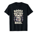 Books Before Bros Nerdy Fox Reading T-Shirt - Aesthetic Graphic Unisex - T-Shirt, Sweatshirt, Hoodie