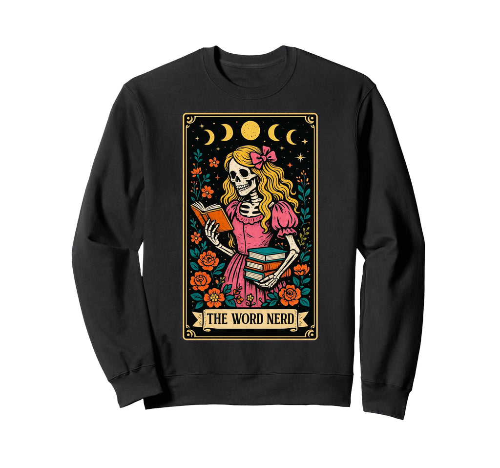 Word Nerd Book Reader Reading Sweatshirt - Aesthetic Graphic for Adults - T-Shirt, Sweatshirt, Hoodie