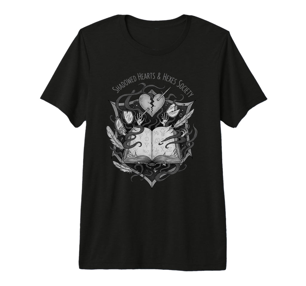 Hearts And Hexes Society Dark T-Shirt - Aesthetic Graphic for Adults - T-Shirt, Sweatshirt, Hoodie