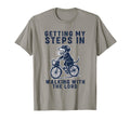 Getting My Steps Walking Lord Dachshund T-Shirt - Novelty Apparel Unisex - T-Shirt, Sweatshirt, Hoodie