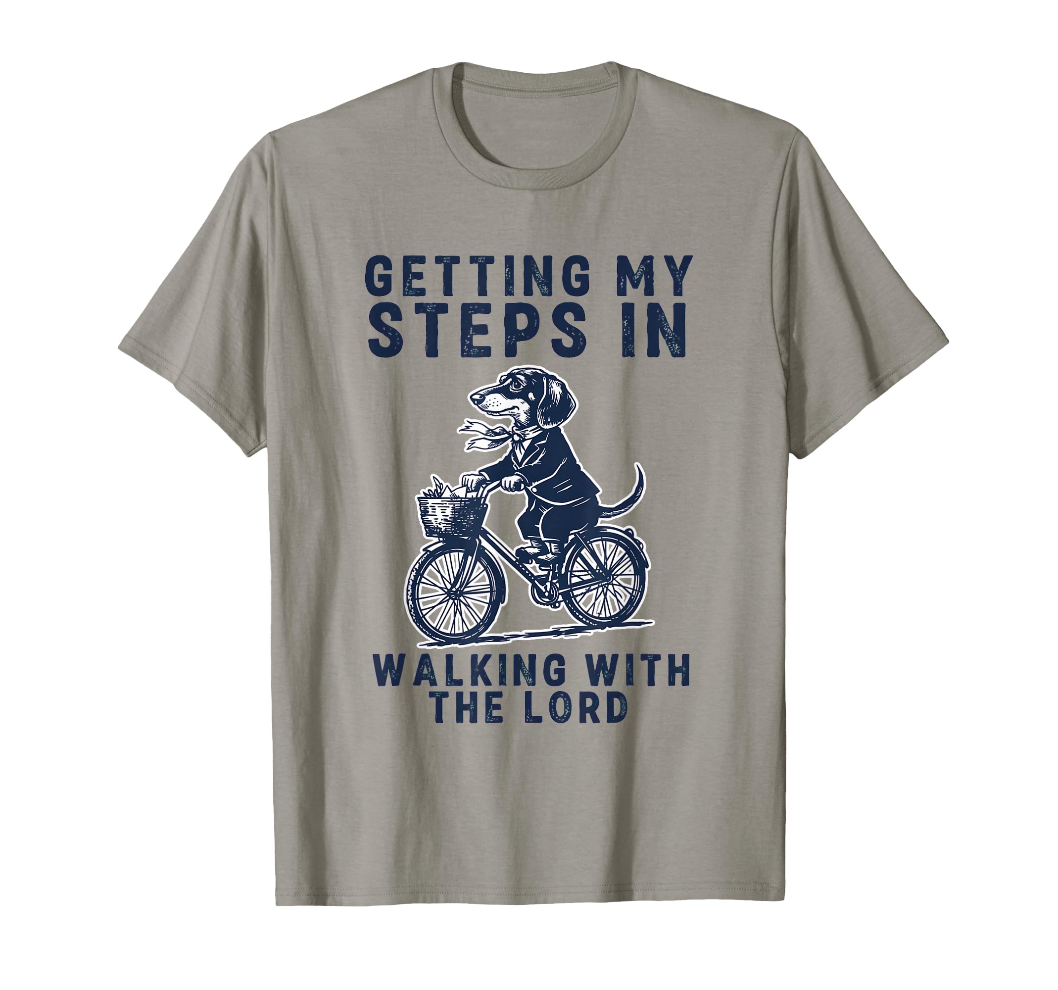 Getting My Steps Walking Lord Dachshund T-Shirt - Novelty Apparel Unisex - T-Shirt, Sweatshirt, Hoodie