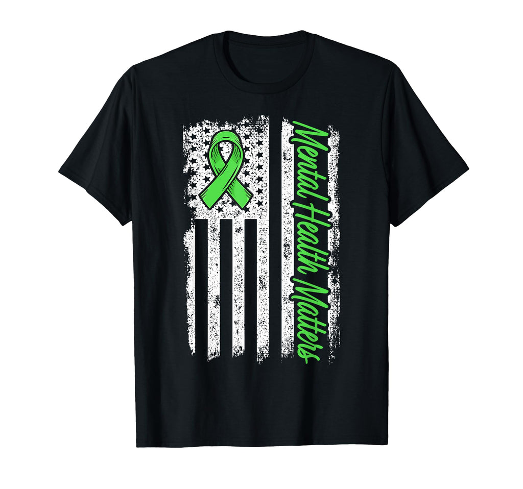 Mental Health Matters Fight Stigma T-Shirt - Novelty Apparel for Adults - T-Shirt, Sweatshirt, Hoodie