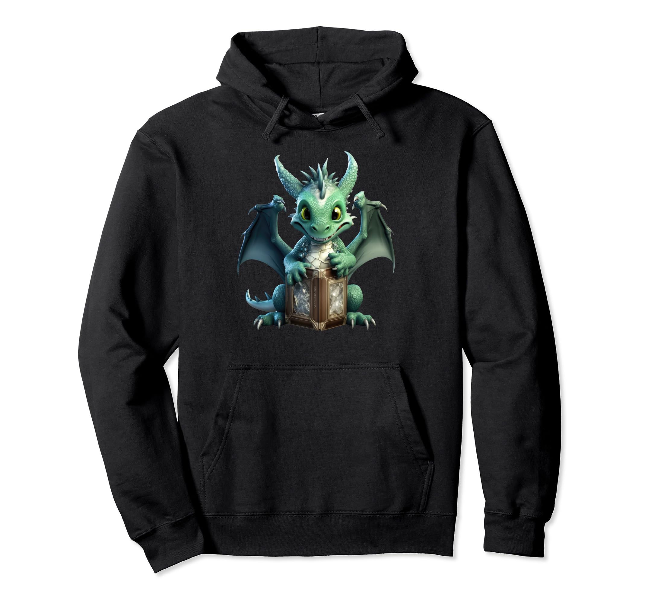 Chinese Year Dragon Dragon Books Hoodie - Novelty Apparel for Adults - T-Shirt, Sweatshirt, Hoodie