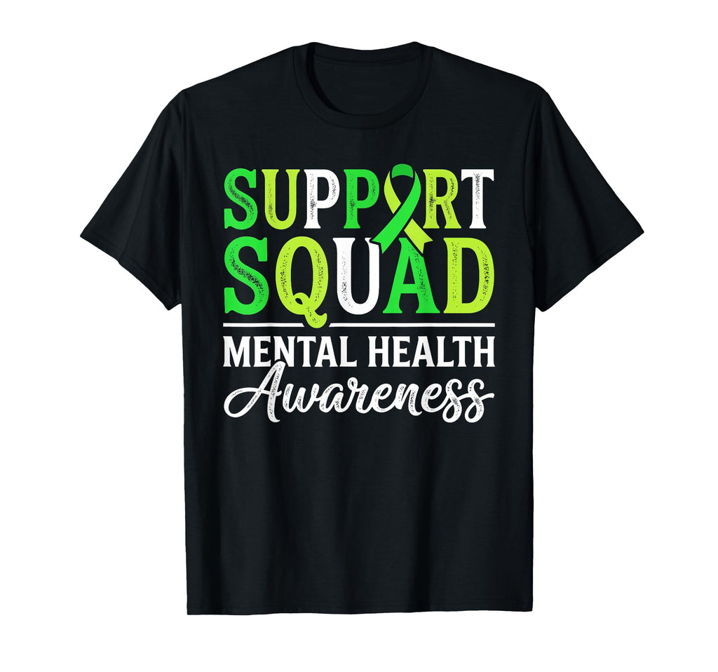 Support Squad Mental Health Matters T-Shirt - Aesthetic Graphic Men Women - T-Shirt, Sweatshirt, Hoodie