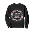 Caution Overstimulated Do Not Sweatshirt - Minimalist Print Men Women - T-Shirt, Sweatshirt, Hoodie