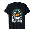 I Love Reading Books Enthusiast T-Shirt - Unique Graphic Unisex - T-Shirt, Sweatshirt, Hoodie