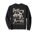 Pottery Ceramics Artist Dog Pottery Sweatshirt - Novelty Apparel Unisex - T-Shirt, Sweatshirt, Hoodie