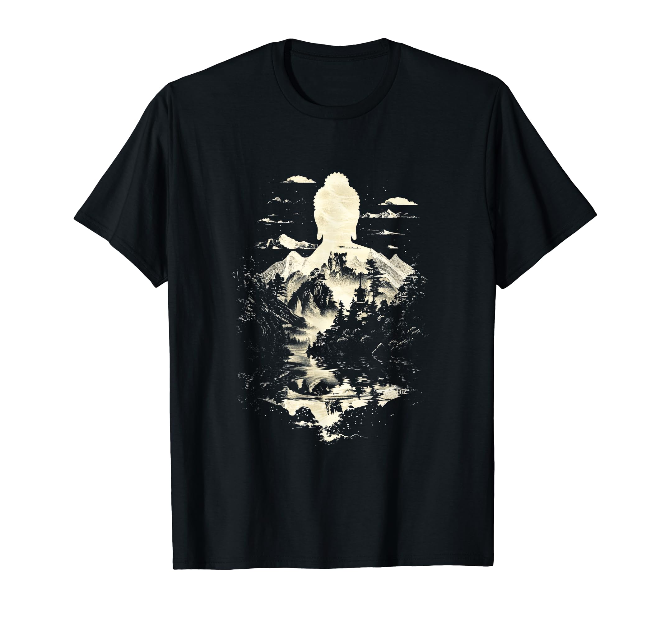 Buddha Meditation Zen Mindfulness T-Shirt - Novelty Apparel for Adults - T-Shirt, Sweatshirt, Hoodie