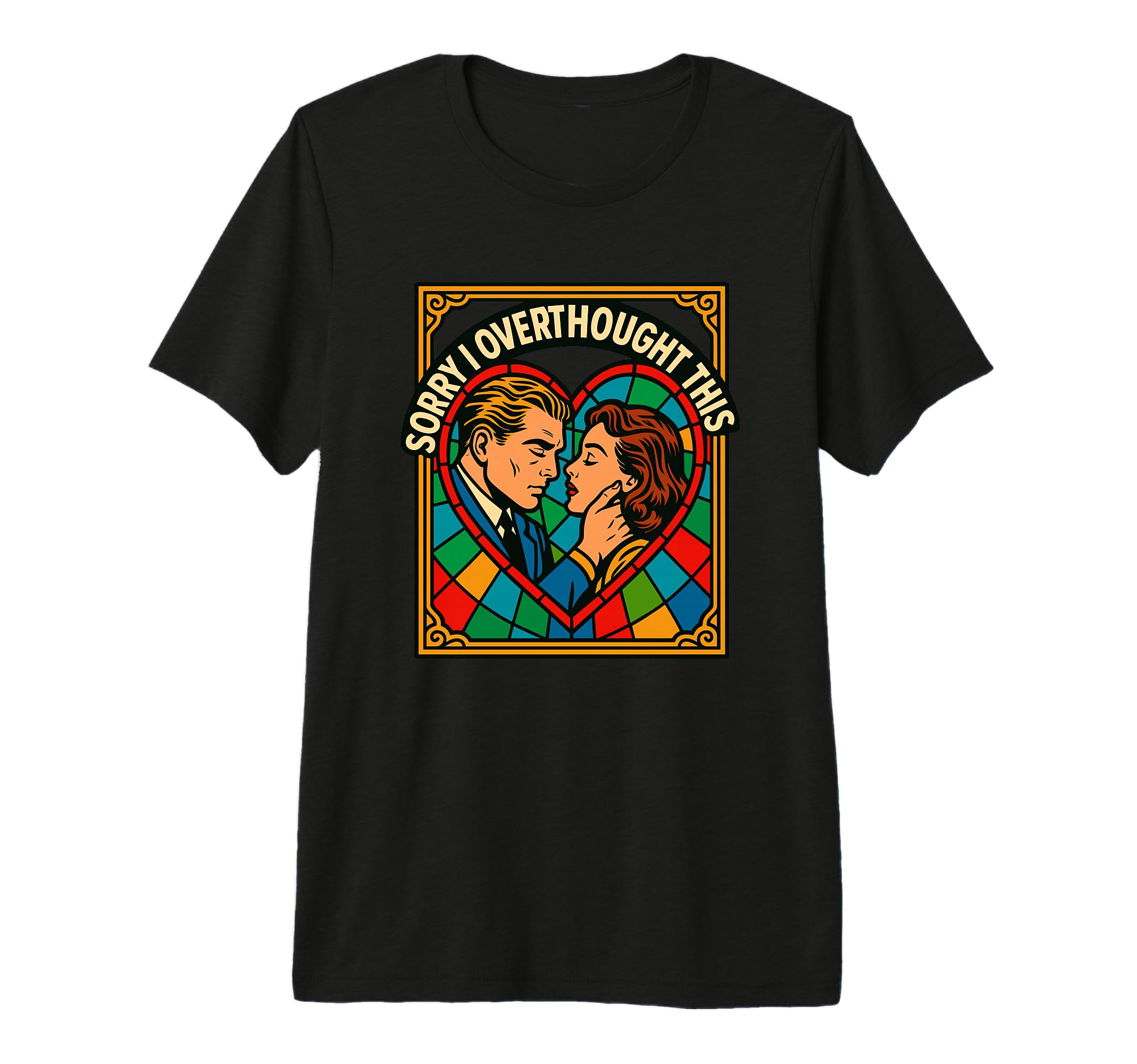 Sorry I Overthought This Pop Art T-Shirt - Novelty Apparel for Adults - T-Shirt, Sweatshirt, Hoodie