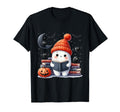 Cartoon Ghost Halloween Books T-Shirt - Fun Novelty Design Men Women - T-Shirt, Sweatshirt, Hoodie