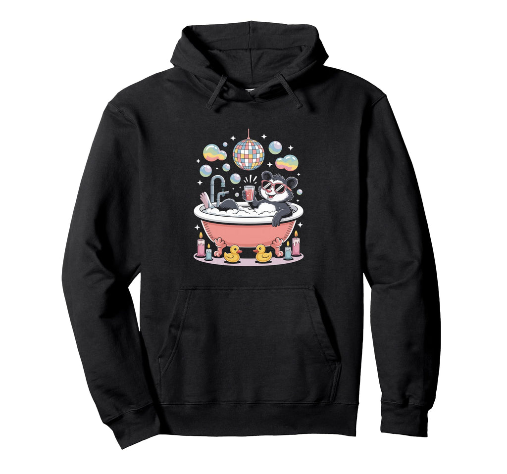 Chill Animal Disco Raccoon Fun Hoodie - Casual Everyday Wear Men Women - T-Shirt, Sweatshirt, Hoodie