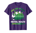 End Stigma Mental Health Matters Mental T-Shirt - Minimalist Print Unisex - T-Shirt, Sweatshirt, Hoodie