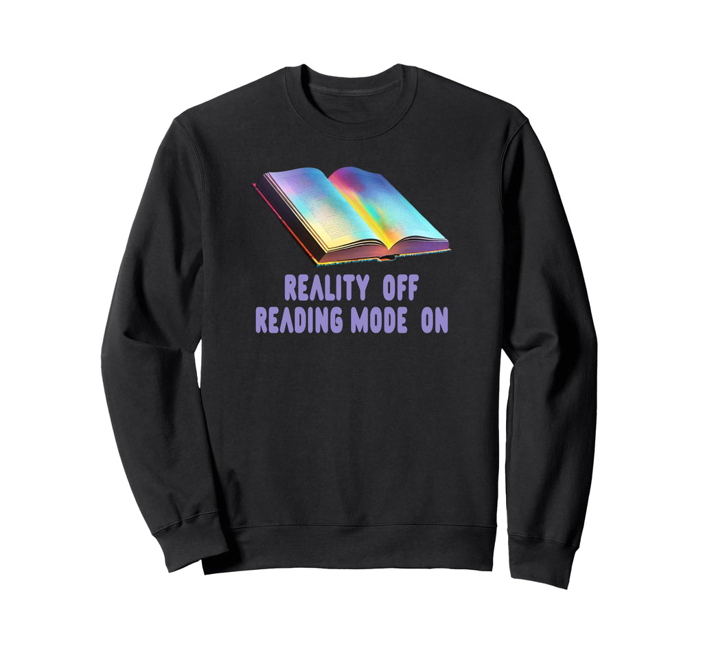 Book Worm Reality Off Book Stack Sweatshirt - Unique Graphic for Adults - T-Shirt, Sweatshirt, Hoodie
