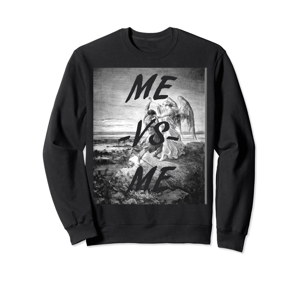 Me Vs Me Sweatshirt - Fun Novelty Design Unisex - T-Shirt, Sweatshirt, Hoodie