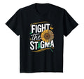 Fight Stigma Mental Health Awareness T-Shirt - Custom Art Print Unisex - T-Shirt, Sweatshirt, Hoodie