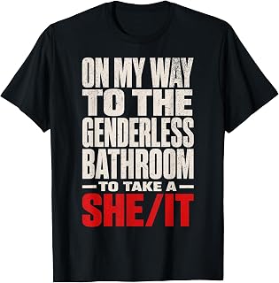 On My Way to The Genderless Bathroom Funny Vintage Grunge T-Shirt Unisex T-shirt, Sweatshirt, Hoodie, Long Sleeve Tee - T-Shirt, Sweatshirt, Hoodie