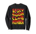 Spicy Book Club Member Funny Sweatshirt - Minimalist Print for Adults - T-Shirt, Sweatshirt, Hoodie