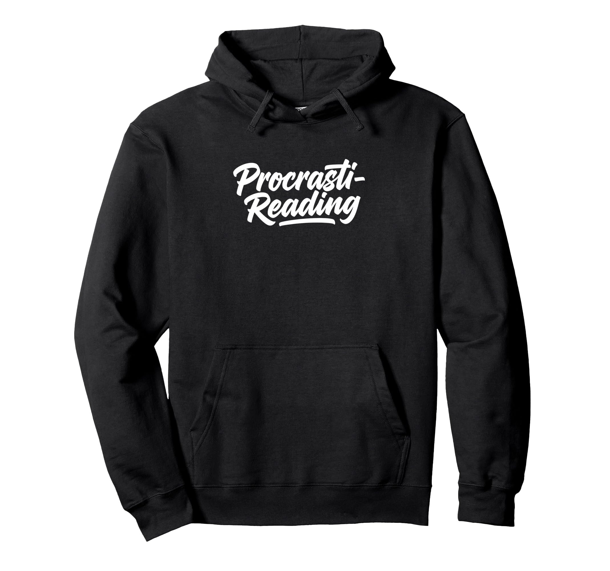 Procrasti Reading Literature Library Hoodie - Unique Graphic Unisex - T-Shirt, Sweatshirt, Hoodie