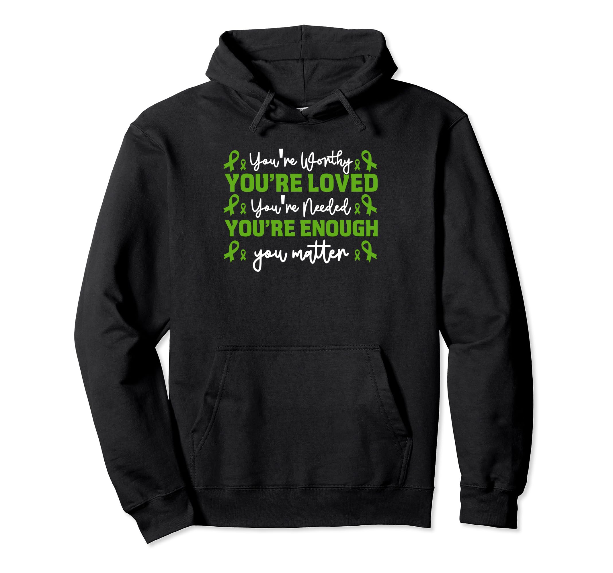 Mental Health Matters End Stigma Hoodie - Graphic Print for Adults - T-Shirt, Sweatshirt, Hoodie