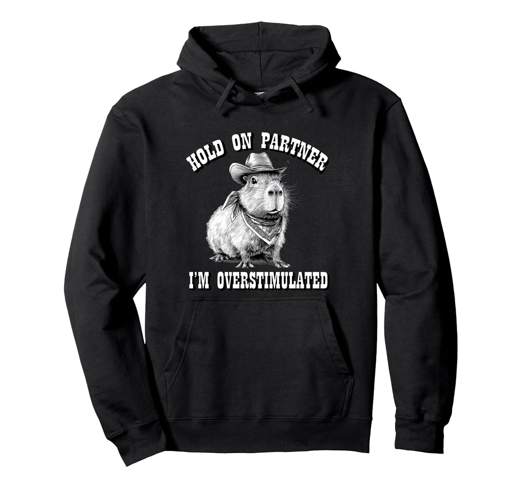 Funny Adhd Western Howdy Partner Hoodie - Streetwear Style Men Women - T-Shirt, Sweatshirt, Hoodie
