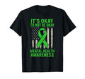 Its Okay To Not Be Okay American Flag T-Shirt - Trendy Graphic for Adults - T-Shirt, Sweatshirt, Hoodie