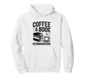 Coffee Book Recommendations Funny Hoodie - Minimalist Print Unisex - T-Shirt, Sweatshirt, Hoodie