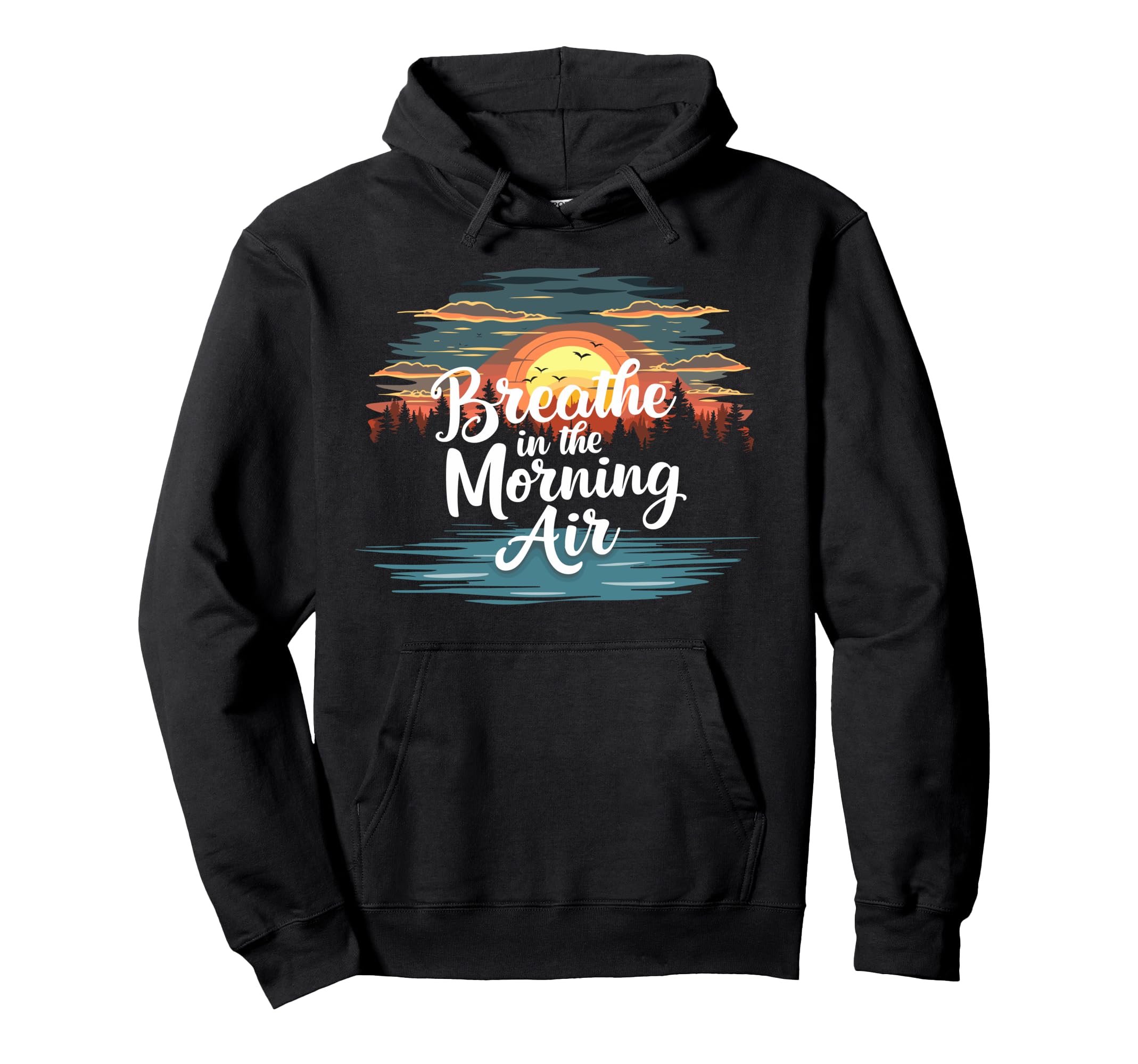 Peaceful Mornings Self Love Morning Hoodie - Casual Everyday Wear Unisex - T-Shirt, Sweatshirt, Hoodie