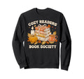 Fall Bibliophile Cozy Readers Book Sweatshirt - Graphic Print for Adults - T-Shirt, Sweatshirt, Hoodie