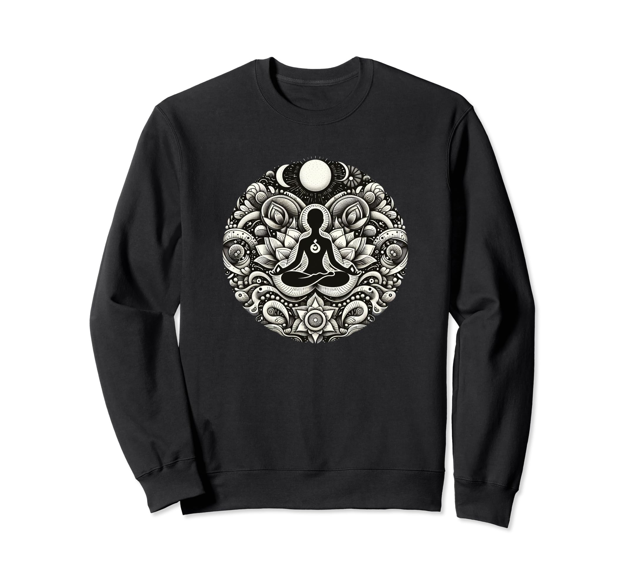 Zen Meditation Yoga Lover Peaceful Sweatshirt - Minimalist Print Unisex - T-Shirt, Sweatshirt, Hoodie