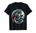Dragon Reading Book Dragon Enthusiast T-Shirt - Novelty Apparel for Adults - T-Shirt, Sweatshirt, Hoodie