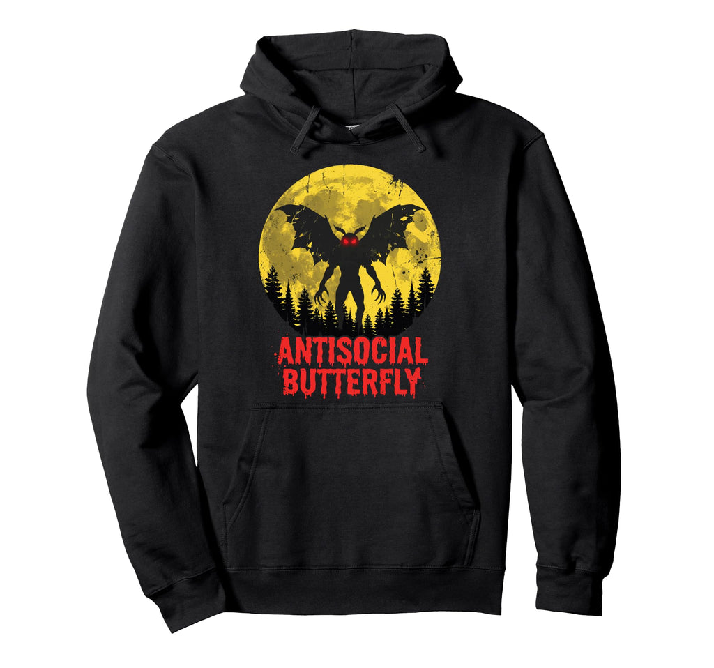 Cryptid Cryptozoology Mothman Introvert T-Shirt - Streetwear Style Unisex - T-Shirt, Sweatshirt, Hoodie