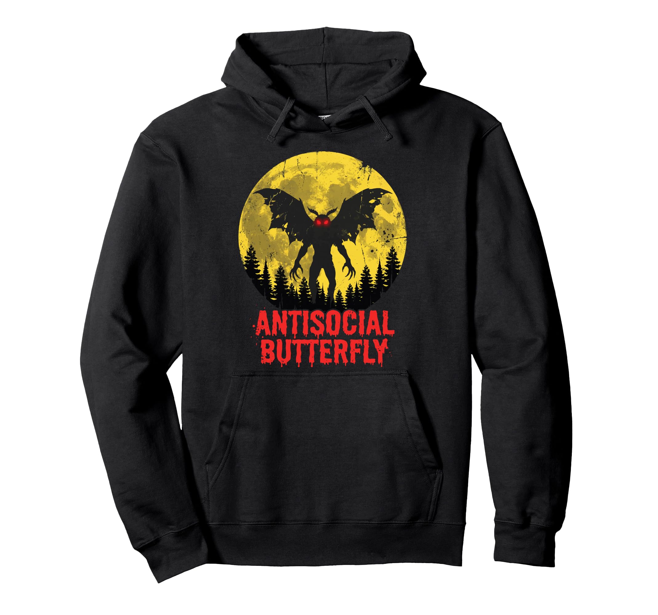 Cryptid Cryptozoology Mothman Introvert T-Shirt - Streetwear Style Unisex - T-Shirt, Sweatshirt, Hoodie