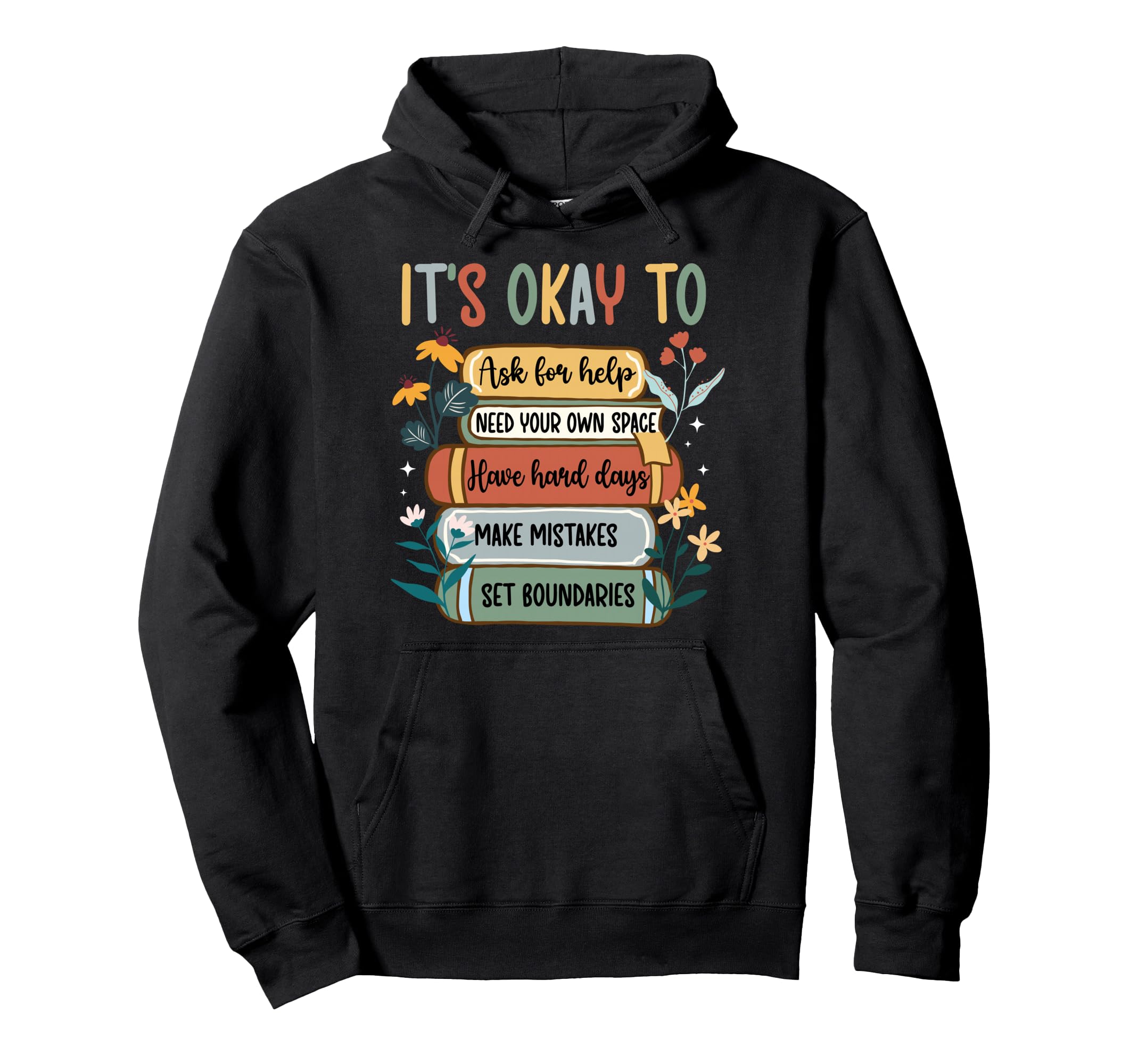 Mental Health Awareness Mental Health Hoodie - Minimalist Print Men Women - T-Shirt, Sweatshirt, Hoodie