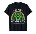 Mental Health Matters We Wear Green T-Shirt - Graphic Print Men Women - T-Shirt, Sweatshirt, Hoodie