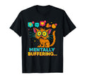 Overstimulated Mentally Buffering T-Shirt - Aesthetic Graphic for Adults - T-Shirt, Sweatshirt, Hoodie