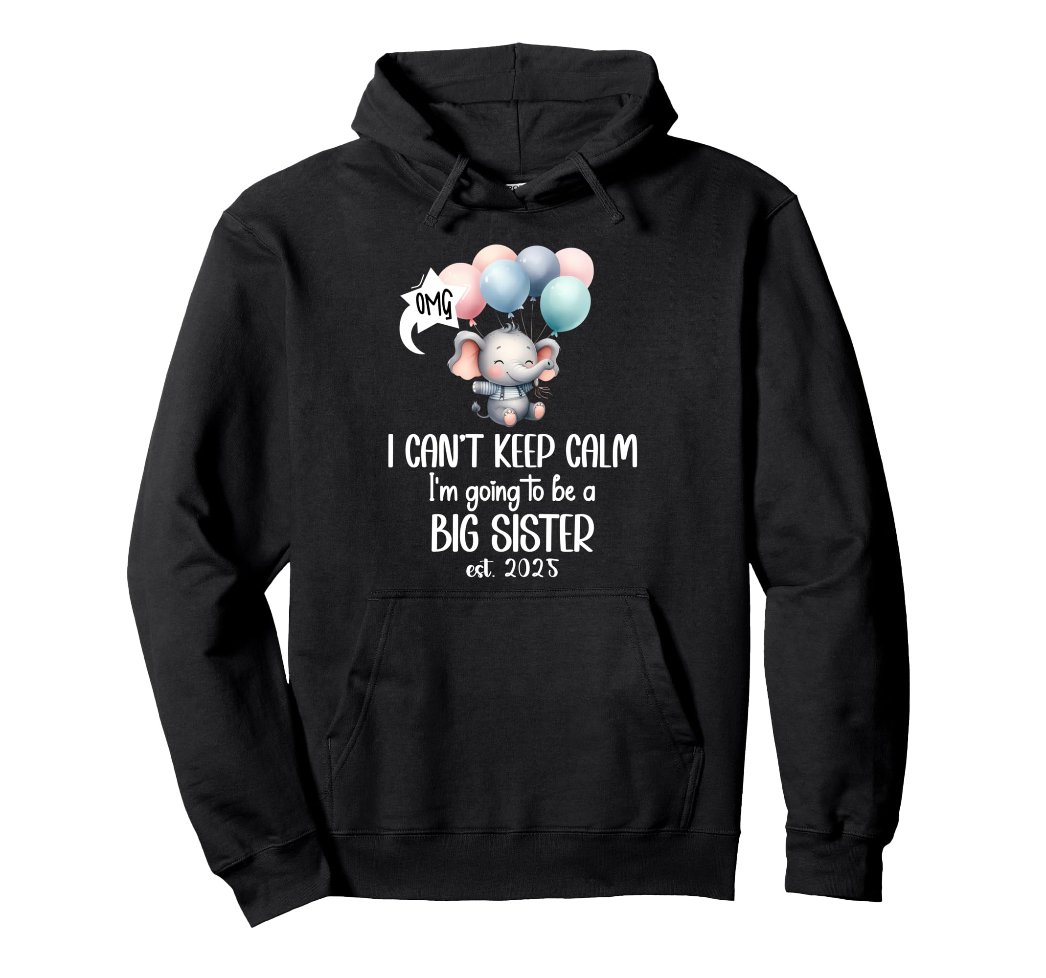 I Cant Keep Calm Im Going To Be Big Hoodie - Custom Art Print Unisex - T-Shirt, Sweatshirt, Hoodie