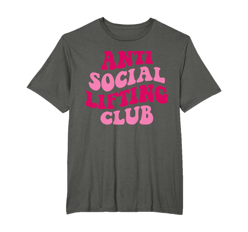 Anti Social Lifting Club Funny T-Shirt - Minimalist Print for Adults - T-Shirt, Sweatshirt, Hoodie