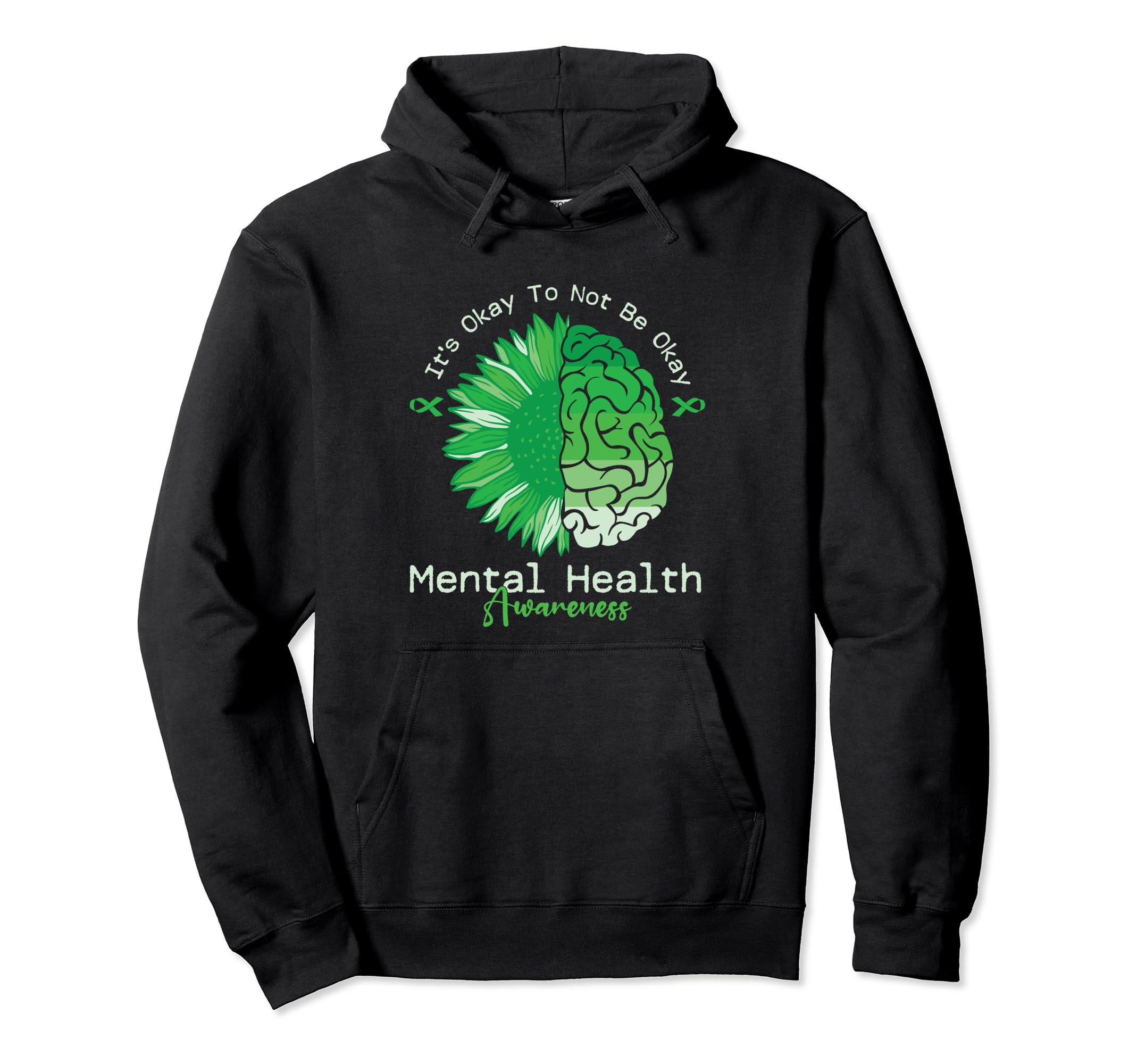 Its Okay To Not Be Okay Mental Hoodie - Aesthetic Graphic for Adults - T-Shirt, Sweatshirt, Hoodie