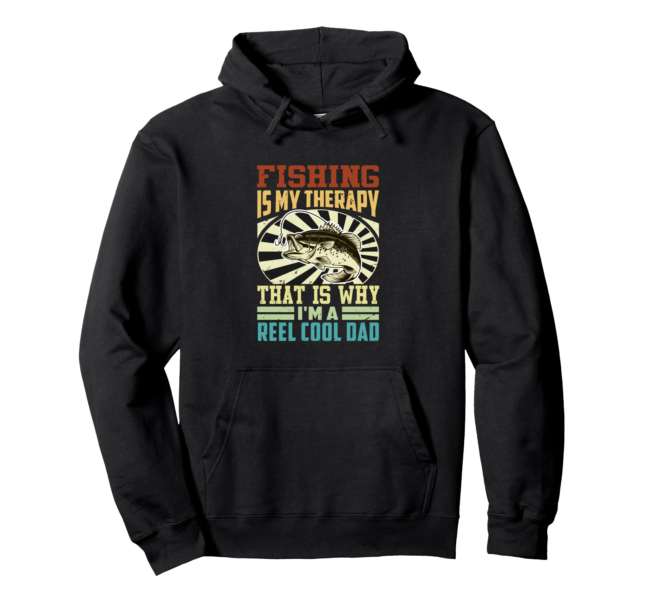 Fishing Is My Therapy That Is Why Im Hoodie - Aesthetic Graphic for Adults - T-Shirt, Sweatshirt, Hoodie