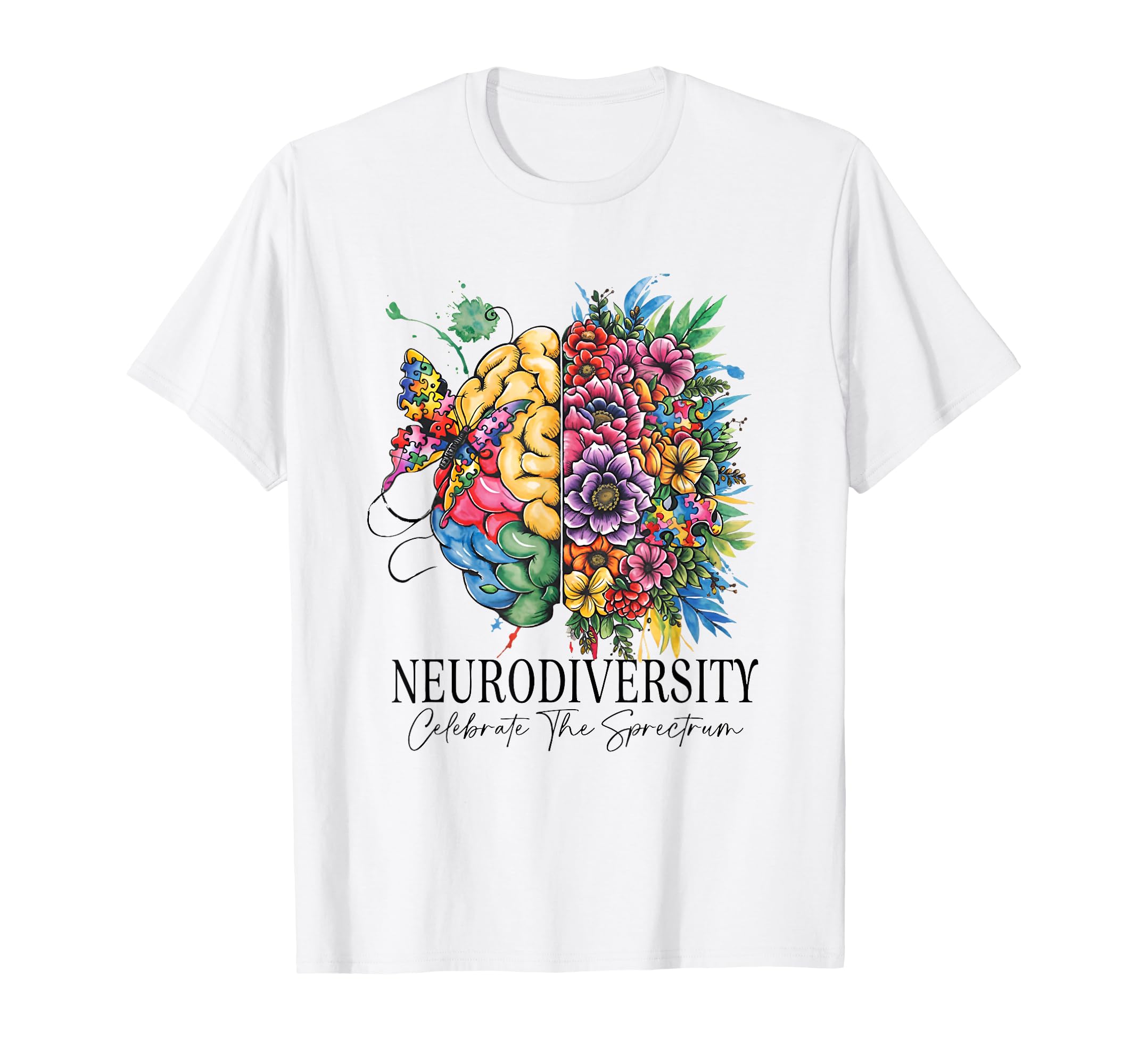 Neurodiversity Autism Spectrum Asd Adhd T-Shirt - Aesthetic Graphic Unisex - T-Shirt, Sweatshirt, Hoodie