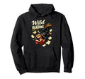 Bookworm Wild About Reading Monkey Book Hoodie - Novelty Apparel Unisex - T-Shirt, Sweatshirt, Hoodie