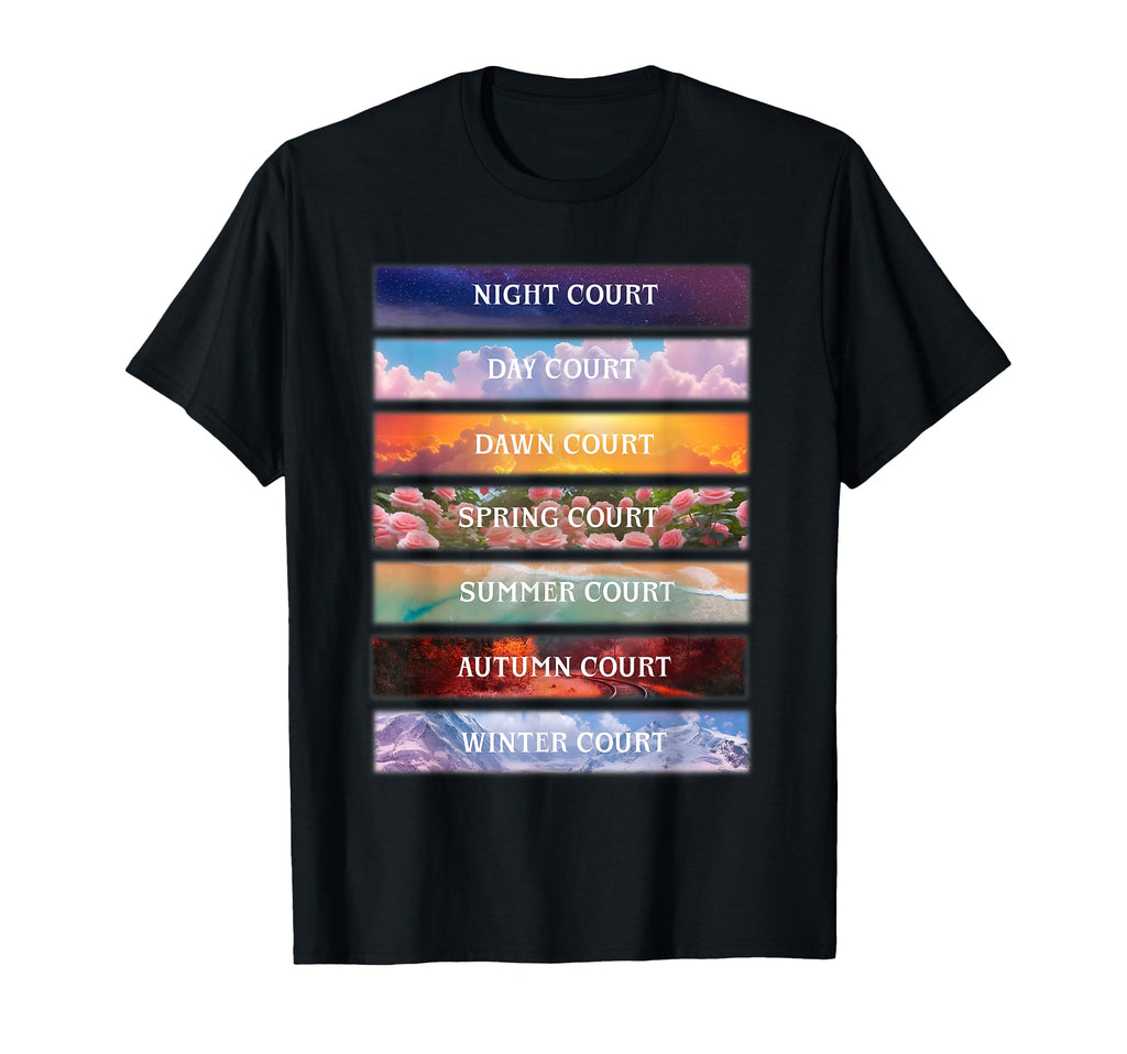 Night Court Bookish Romantasy Reader T-Shirt - Minimalist Print Unisex - T-Shirt, Sweatshirt, Hoodie